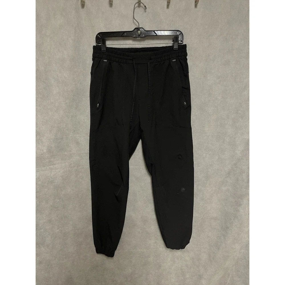 Lululemon Pants Men M Black License To Train Vented Jogger Pull On 29